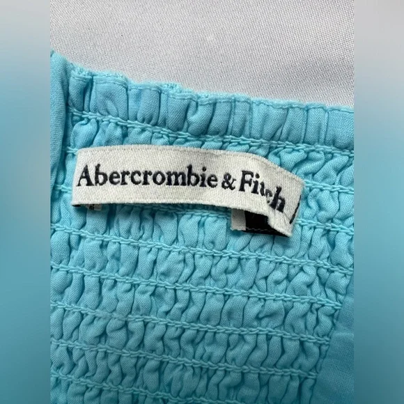 Abercrombie & Fitch Linen Cotton Blend Mini Dress - Picture 3 of 15